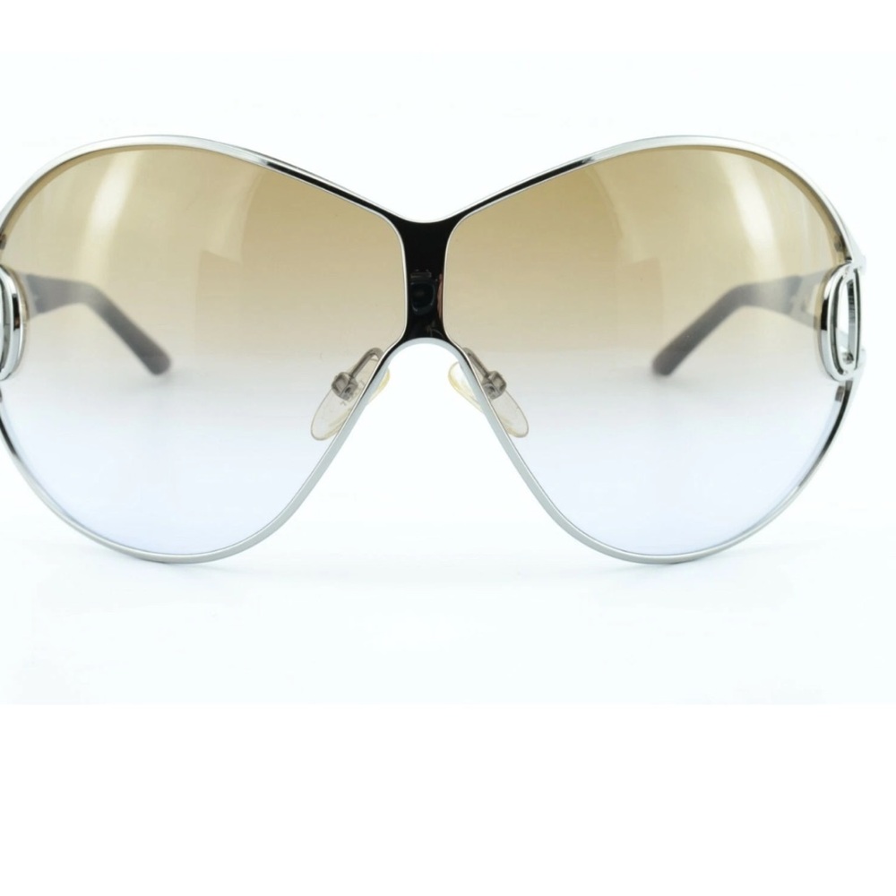 Dior Oversized Gradient Brown to White Women's Sunglasses
